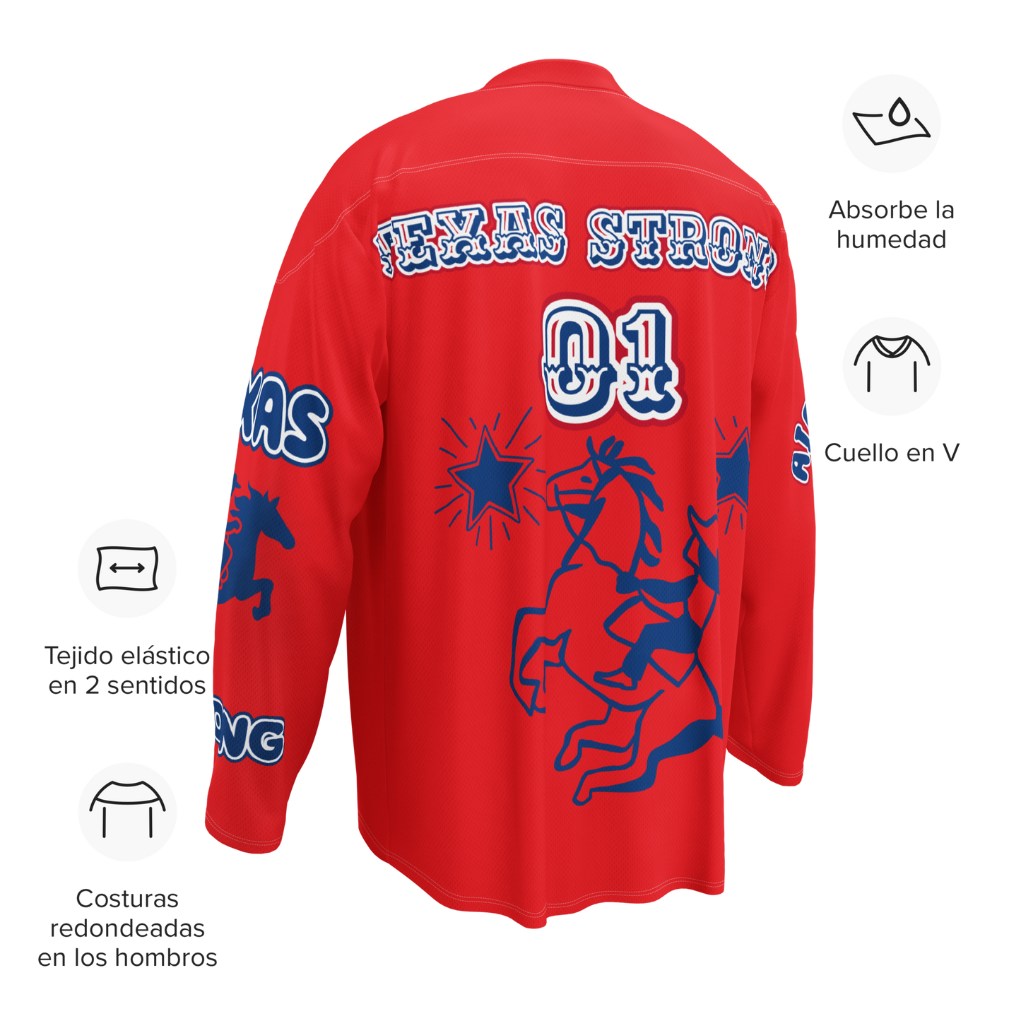 Recycled hockey fan jersey