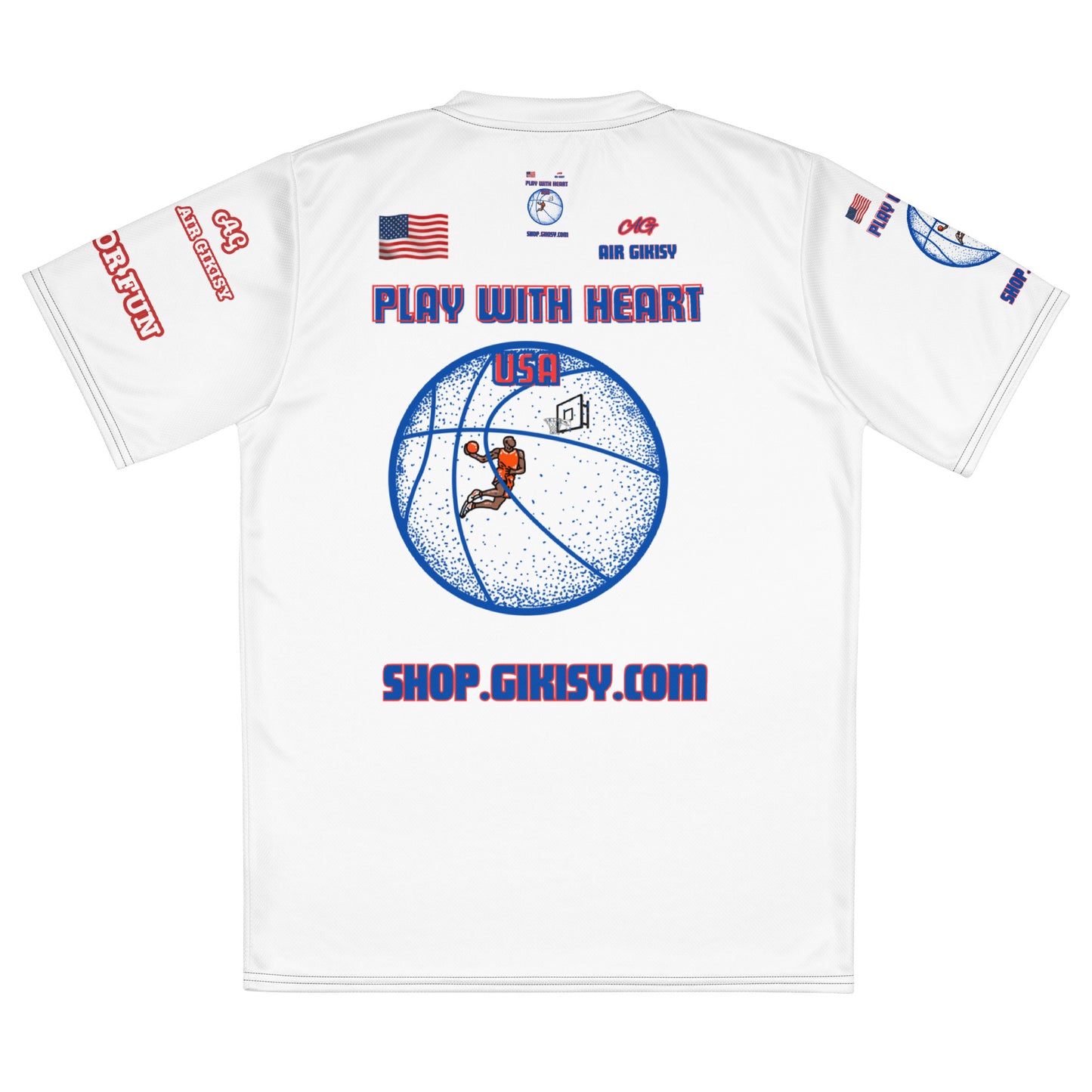 Recycled unisex sports jersey