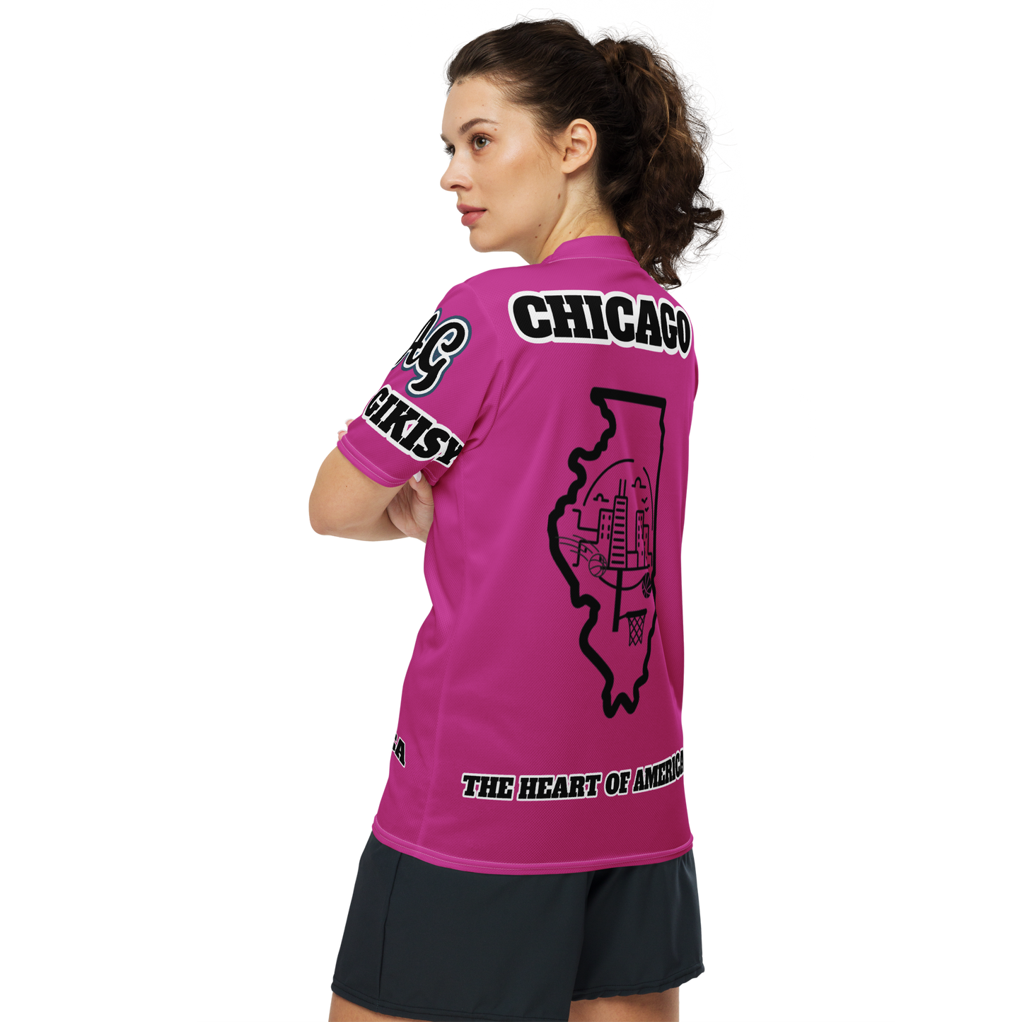 Recycled unisex sports jersey