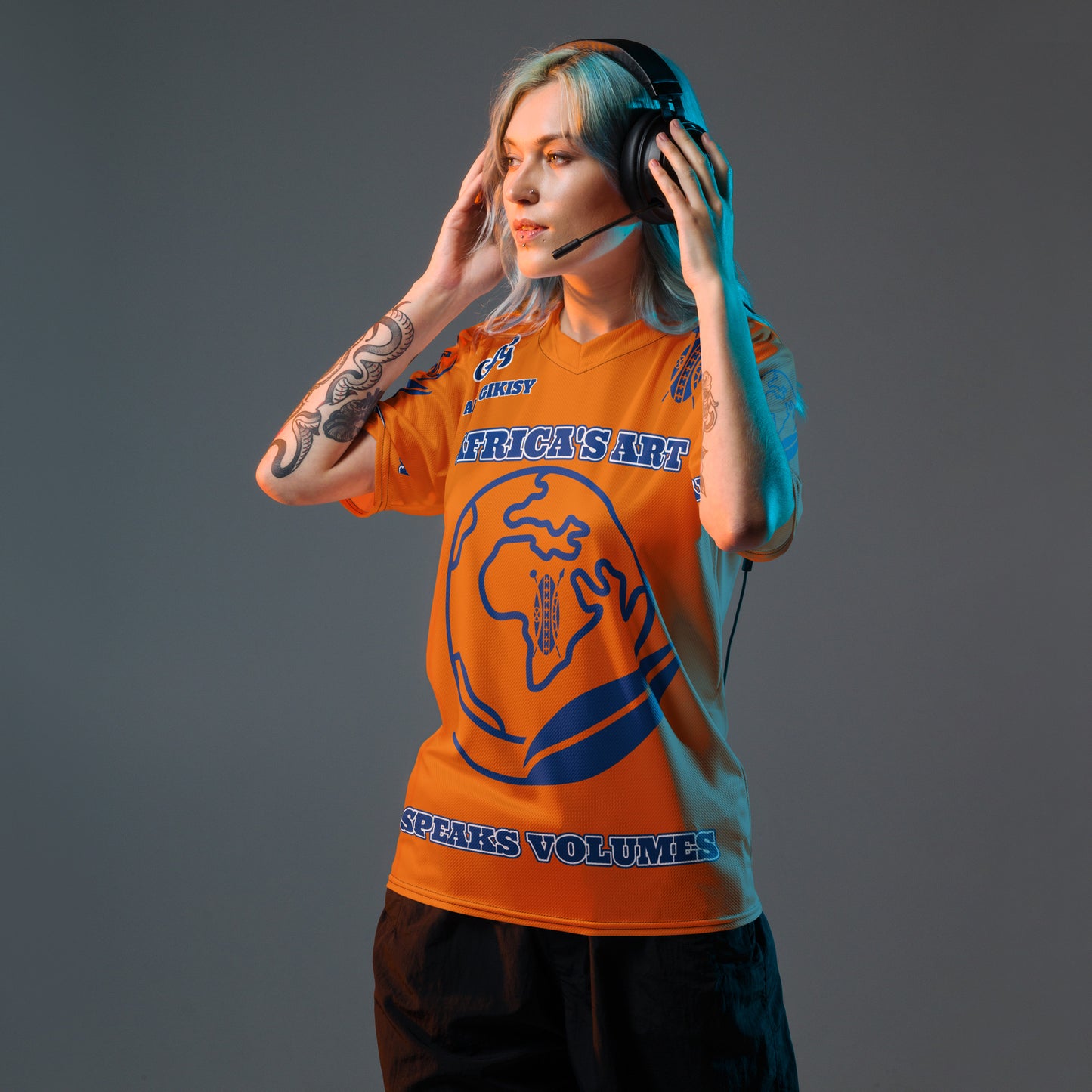Recycled unisex sports jersey