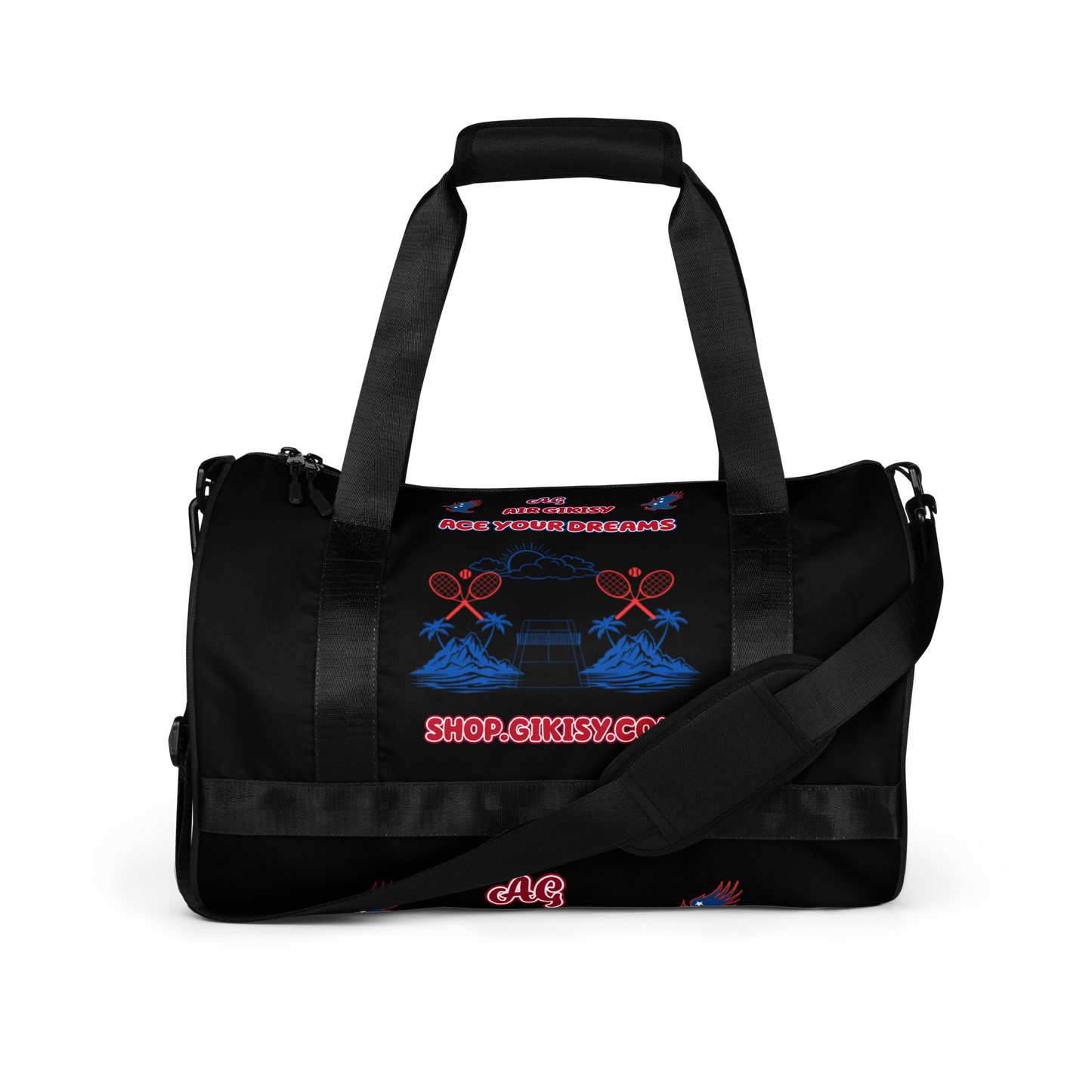 All-over print gym bag