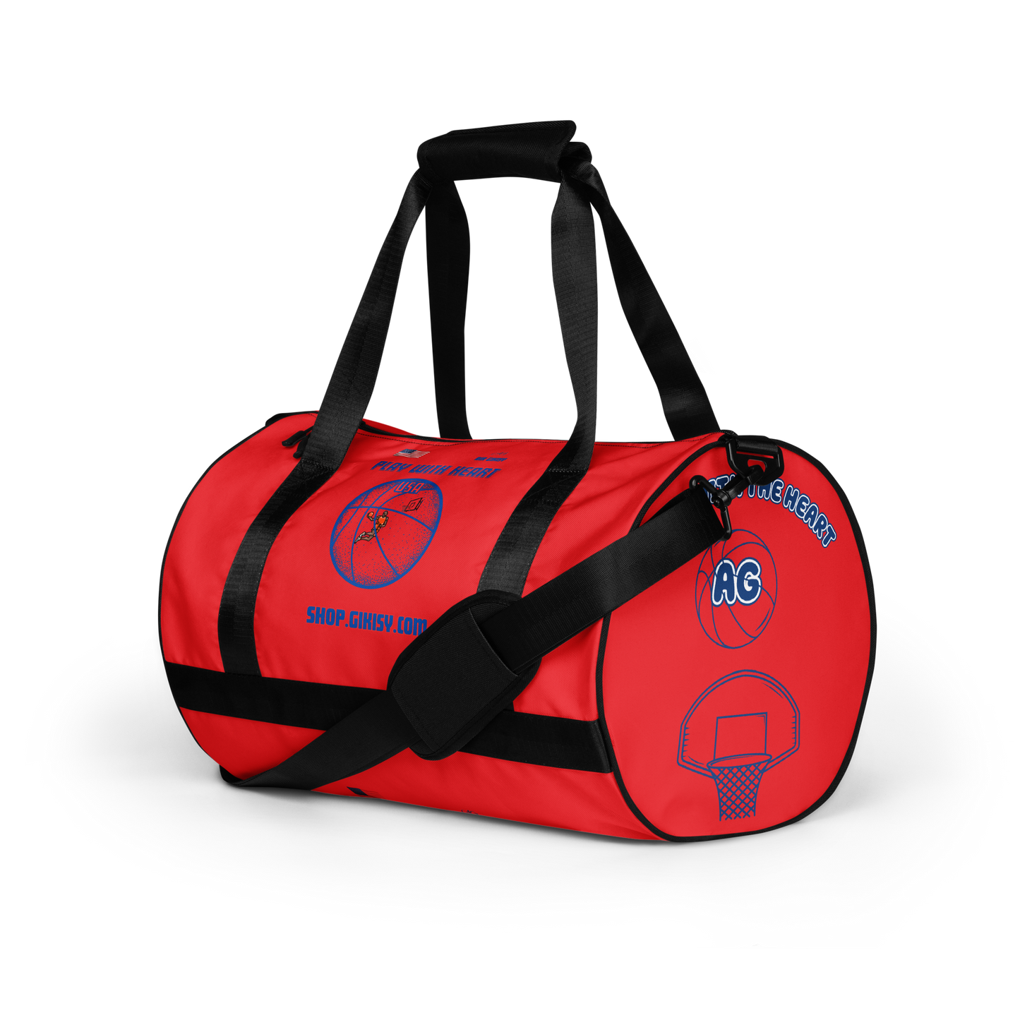 All-over print gym bag