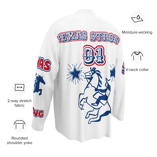 Recycled hockey fan jersey