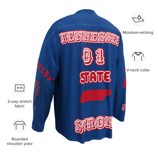 Recycled hockey fan jersey