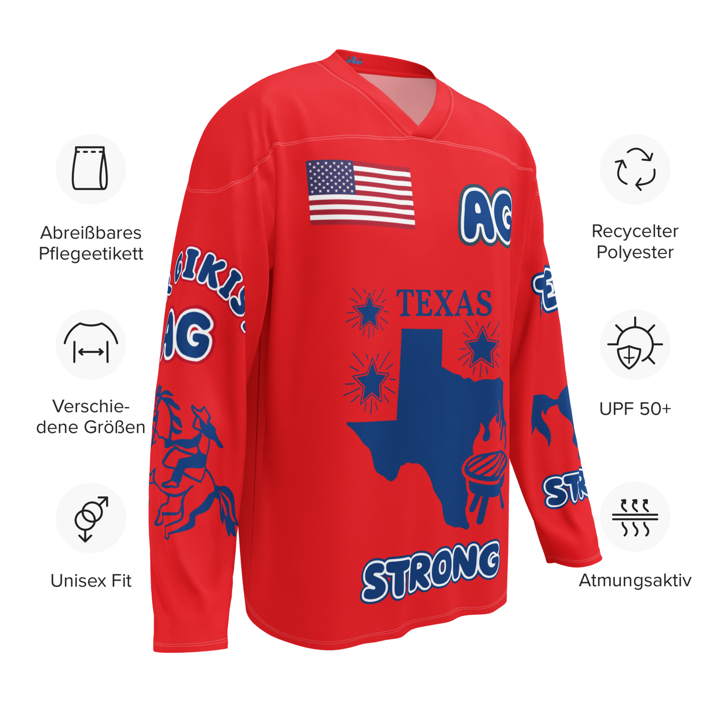 Recycled hockey fan jersey