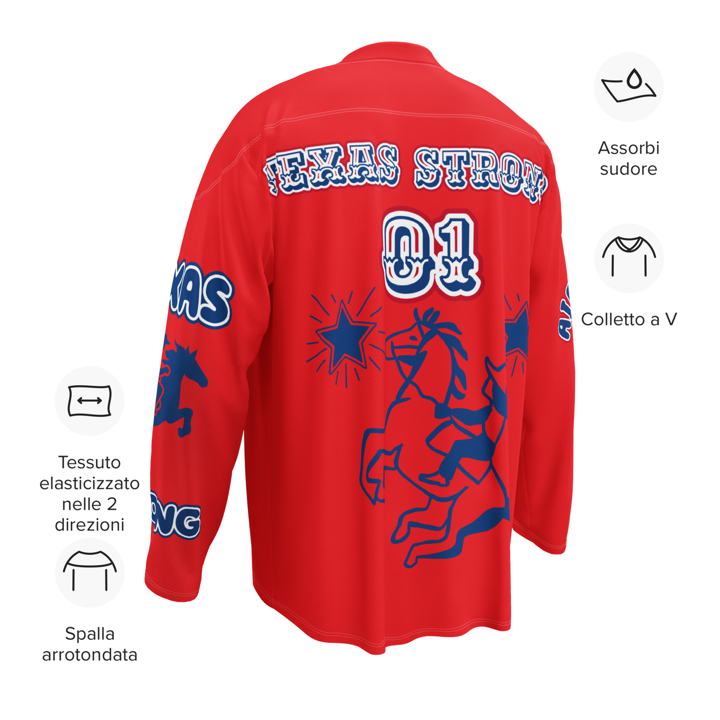 Recycled hockey fan jersey