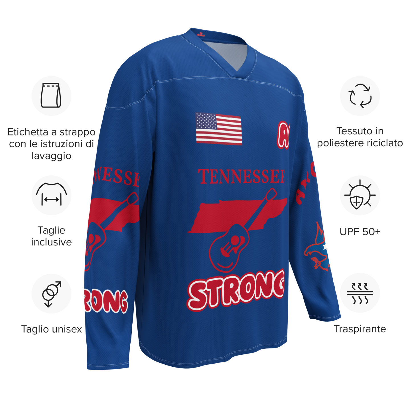 Recycled hockey fan jersey