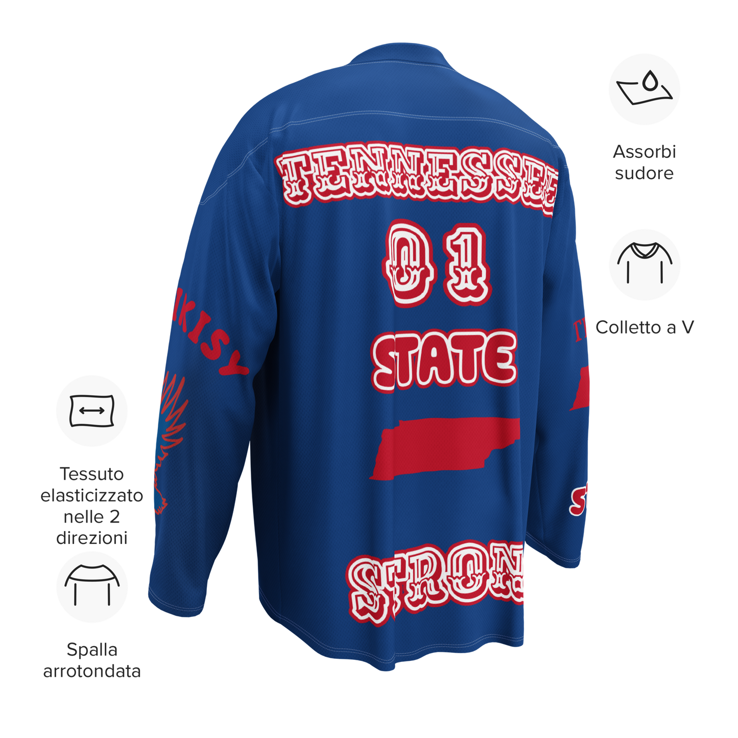 Recycled hockey fan jersey