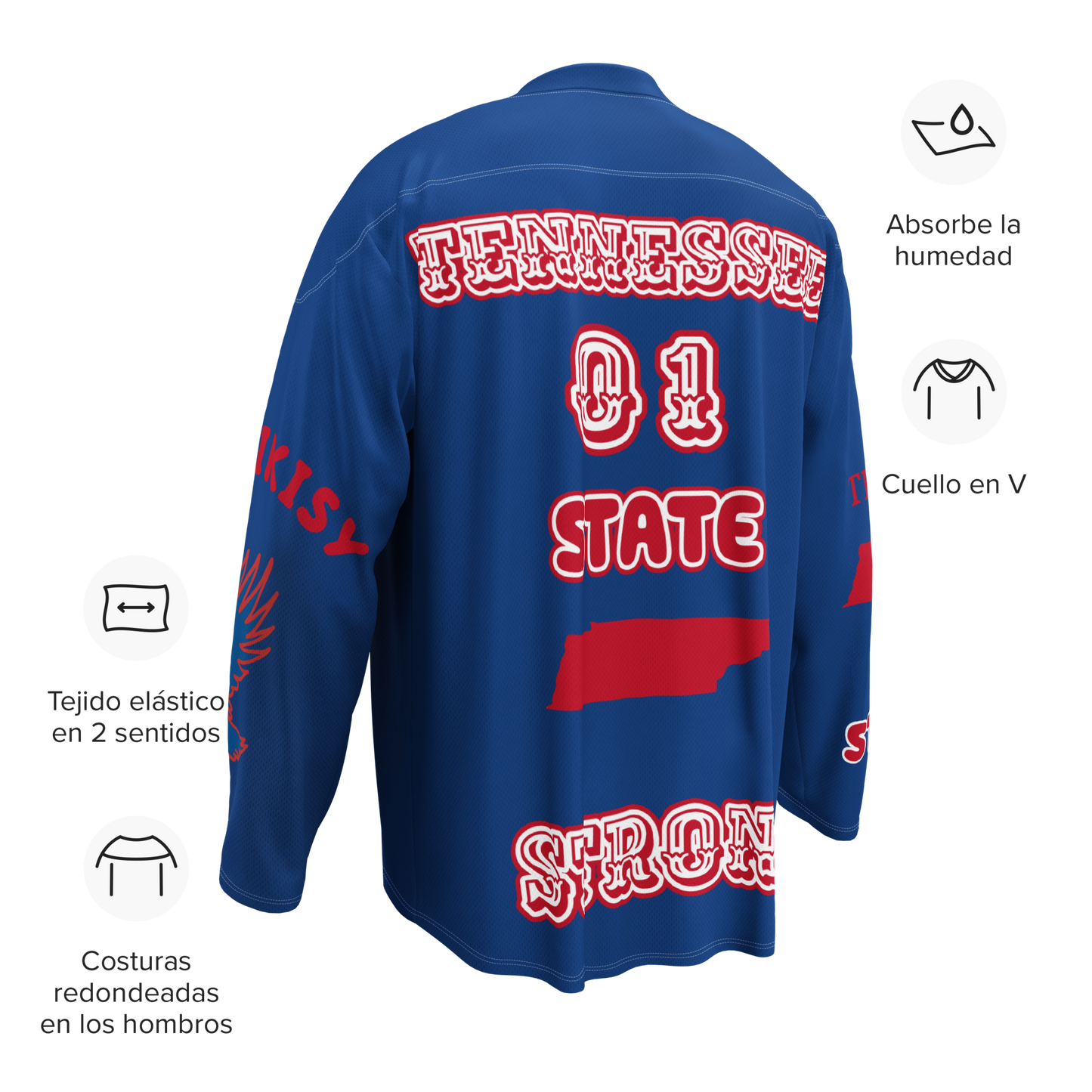 Recycled hockey fan jersey