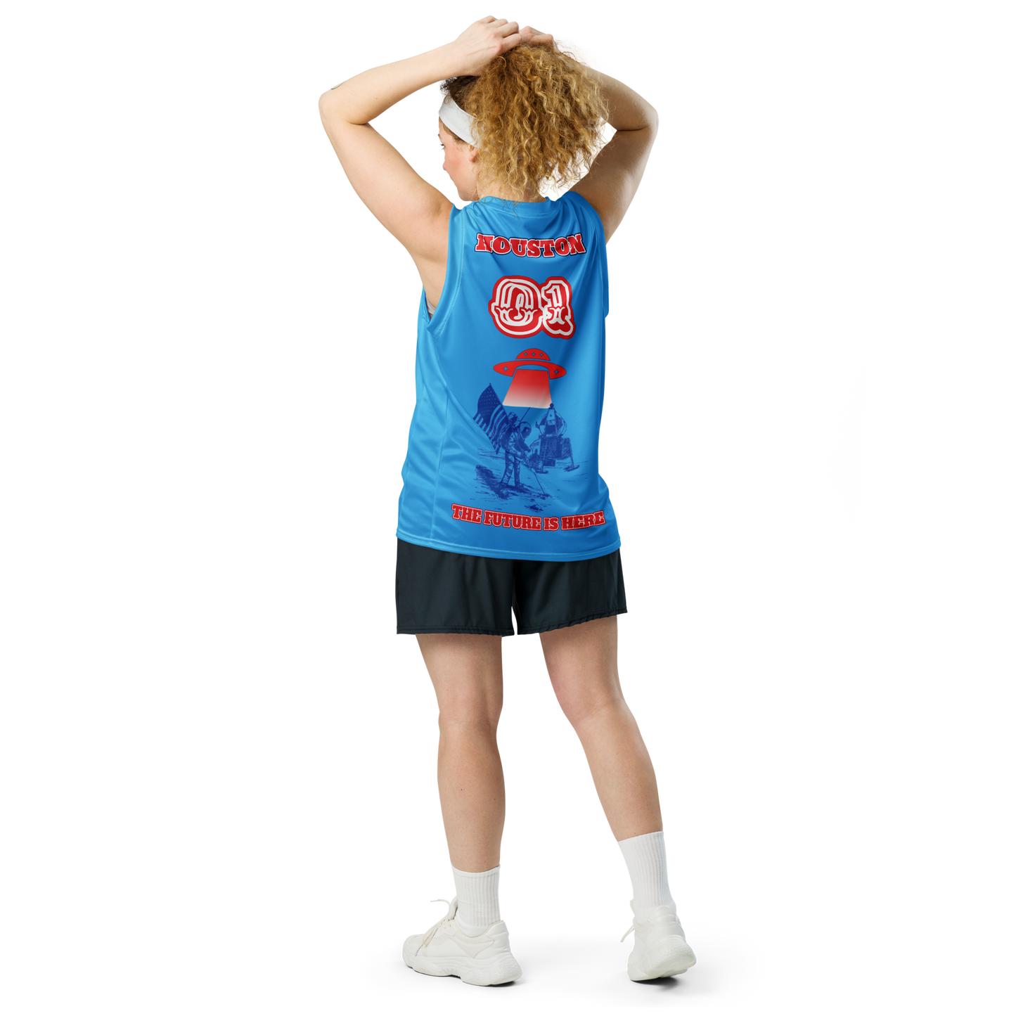Recycled unisex basketball jersey