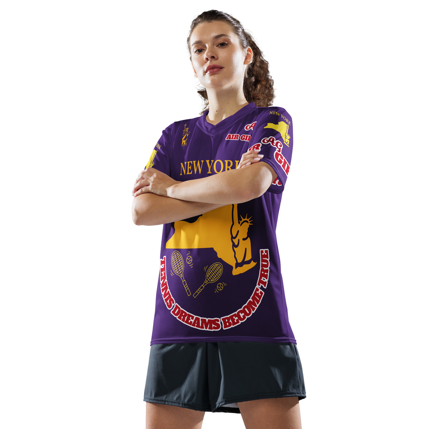 Recycled unisex sports jersey