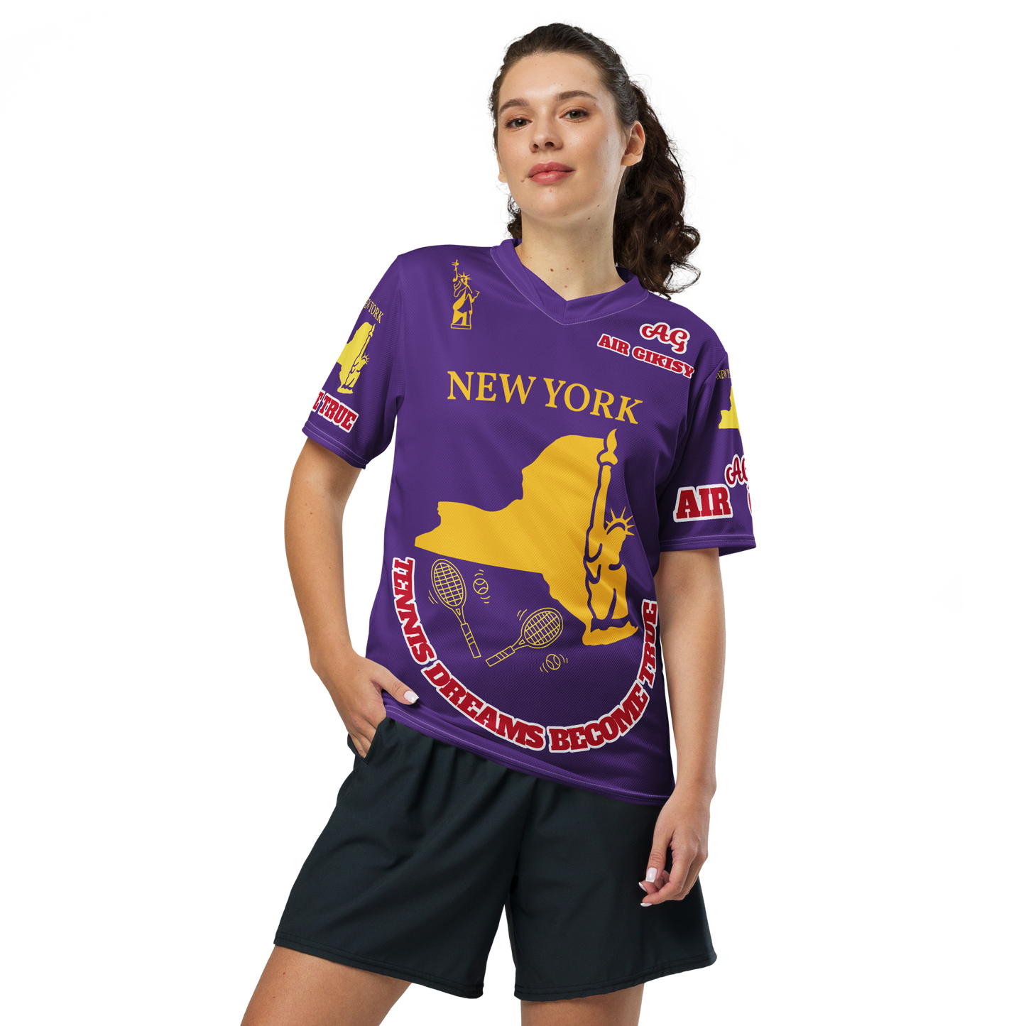 Recycled unisex sports jersey