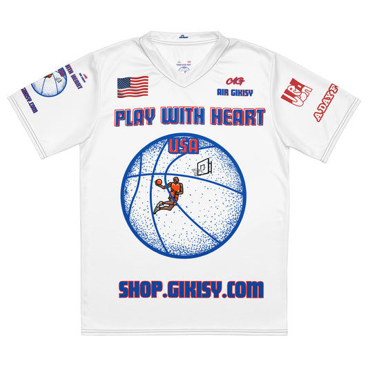 Recycled unisex sports jersey