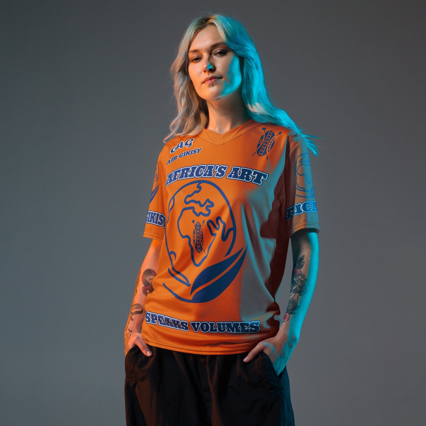 Recycled unisex sports jersey