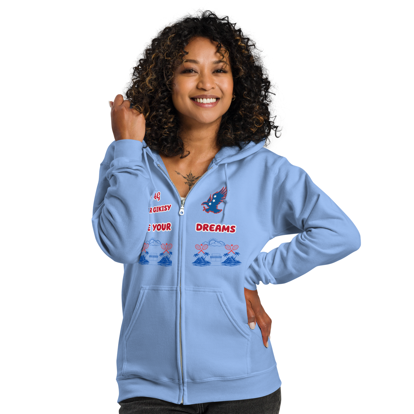 Unisex heavy blend zip hoodie