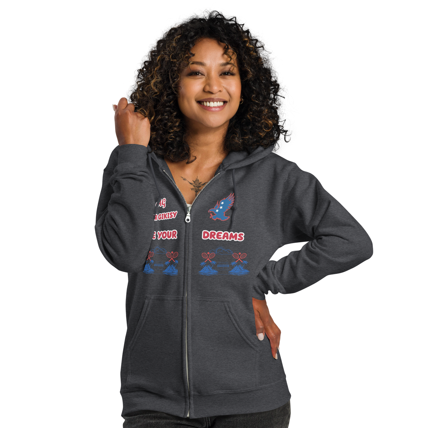 Unisex heavy blend zip hoodie