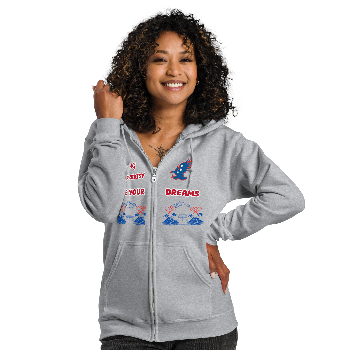 Unisex heavy blend zip hoodie